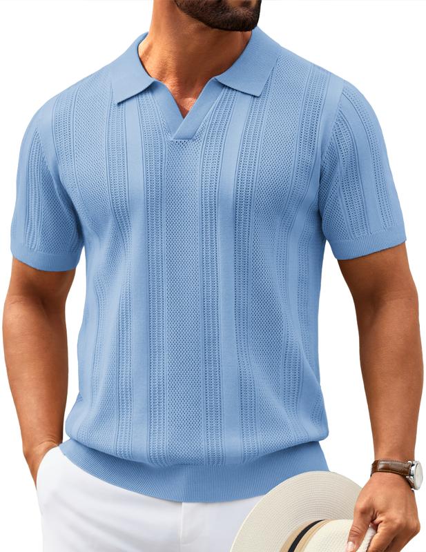 Amalfi Textured Knit Polo (4 Pack)