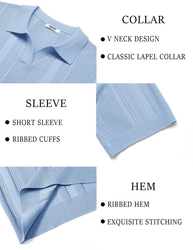 Amalfi Textured Knit Polo (4 Pack)