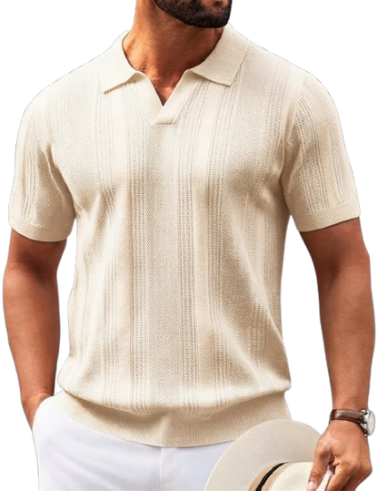 Amalfi Textured Knit Polo (4 Pack)