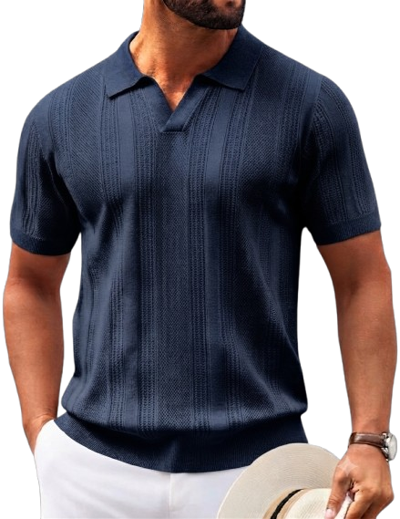Amalfi Textured Knit Polo (4 Pack)
