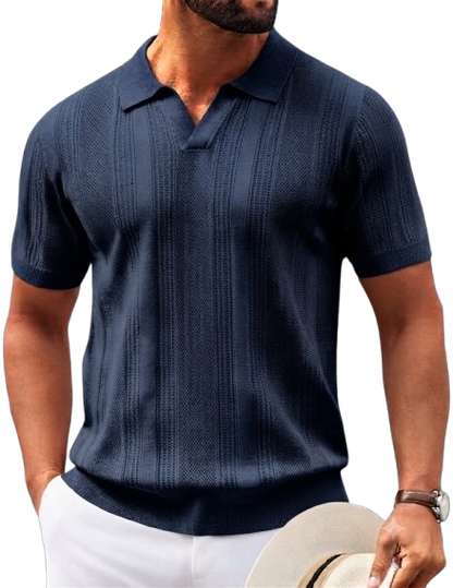 Amalfi Textured Knit Polo (4 Pack)