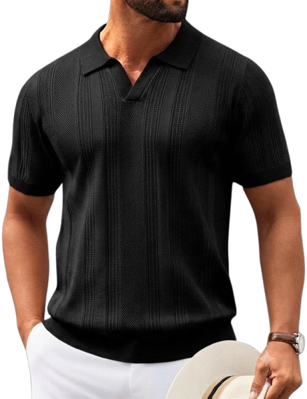 Amalfi Textured Knit Polo (4 Pack)