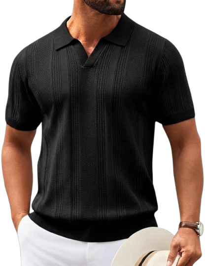 Amalfi Textured Knit Polo (4 Pack)
