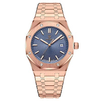 Blue - Rose Gold